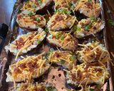 A picture of step 9 of Smoked twice baked potatoes.