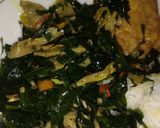 Foto langkah ke 4 dari resep Daun melinjo tumis teri pedas.