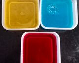 A picture of step 1 of Broken Glass Jelly Pudding.