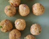 A picture of step 4 of Poha balls.