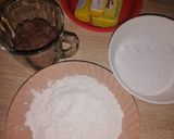 Foto del paso 1 de la receta: Pastel mármol con temática de cerditos 🐷🍰🎂