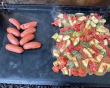 Une image de l'étape 14 de Minis chorizos grillés aux tomates et courgette ronde.