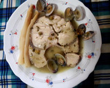 Foto del paso 5 de la receta: Caella en salsa verde con almejas
