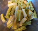 苦瓜炒雞絲的食譜步驟1照片