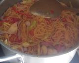 A picture of step 3 of Sphagyaty jollof.