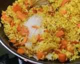 A picture of step 4 of Carrot Khichdi with Curd masala Kadi.