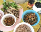 รูปขั้นตอนการทำที่ 1 ของ ยำหอยแมลงภู่หมูสามชั้นสไลด์คีโต