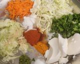 A picture of step 1 of Bottle Gourd Cabbage Carrot Mixed Flour Muthiya - Multigrain BCC Dumplings - (Gujarati Snack).