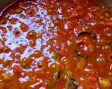 A picture of step 1 of Chanadal with plain rice.