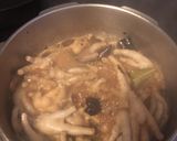 A picture of step 2 of Easy beer chicken feet.