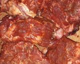 A picture of step 1 of Steamed meat.