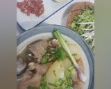 Hình bước làm 5 của món Bún bò móng heo