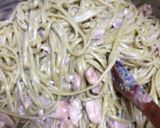Foto del paso 2 de la receta: Tallarines de espinacas con champiñones