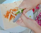 A picture of step 2 of Spicy tikka cheese wraps.