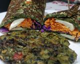 Foto del paso 3 de la receta: Panqueques de espinaca rellenos Fantasticos!