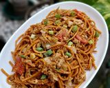 Foto langkah ke 4 dari resep 400. Mie Gomak Goreng khas Sumatra Utara.