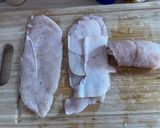 Foto del paso 2 de la receta: Rollitos de pechuga de pollo con crocante pistacho