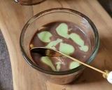 Foto langkah ke 10 dari resep Matcha Cheese Chocolate Pudding.