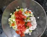 A picture of step 4 of Fifty fifty open sandwich.