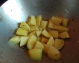 A picture of step 1 of "Kathal aloo sabji with Shrimp" (Jackfruit) #Cookpad.