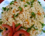 वेजिटेबल फ्राइड राइस (vegetables fried rice recipe in Hindi) रेसिपी चरण 6 फोटो