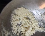 A picture of step 3 of Suji Ladoo.
