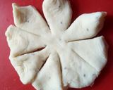 A picture of step 8 of Flower mathri.
