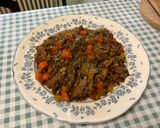 Une image de l'étape 27 de Lentilles Vertes au Veau, Carottes, Tomates et Ananas.