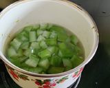 A picture of step 1 of Ridge gourd curry.