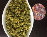 A picture of step 7 of Egg Spinach Scramble or Anda Palak Bhurji.