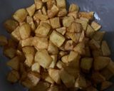 Hawaii csirke, sült kocka burgonyával recept fázis 6 fotója