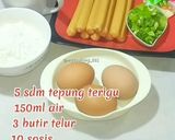 Foto langkah ke 1 dari resep Cara Membuat Sostel Atau Sosis Telur Mudah Dan Ide Jualan.
