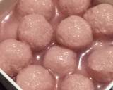Chenna balls in rose milk sauce recipe step 5 photo