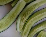 A picture of step 1 of Spicy cucumber.