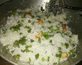 A picture of step 6 of Mutter paneer jeera rice.