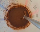 Csíkos Csokis Süti - sütés nélkül /teljes kiőrlésű kekszel/ recept fázis 1 fotója