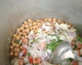 A picture of step 3 of Signature Chana Chat 🤤🤤🤤.