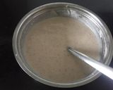 A picture of step 1 of Crunchy brown rice mini pizza  uttapam.