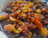Foto langkah ke 6 dari resep Tumis Cumi Asin.