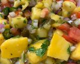 A picture of step 4 of Mango Salsa.