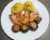 Foto del paso 5 de la receta Lomitos de salmón y portobello