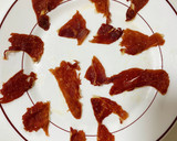 Foto del paso 3 de la receta: Crema de puerros y calabacín con crujientes de jamón
