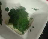 A picture of step 3 of Palak cutlet.