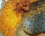 A picture of step 2 of Matar Paneer Curry.