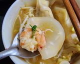 Hình bước làm 4 của món Bánh canh phồng tôm kim chi