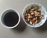 A picture of step 7 of Fruits and Nuts wheat Cake with date palm jaggery.