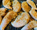 A picture of step 3 of Cucumber Salad with Air Fryer Chicken.