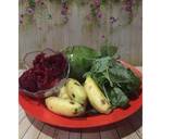 Diet Juice Mango Banana Raspberry Spinach langkah memasak 1 foto