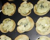 Foto del paso 6 de la receta: Canastitas de cebolla y queso vegetarianas