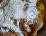 A picture of step 4 of Fried chilli chicken.